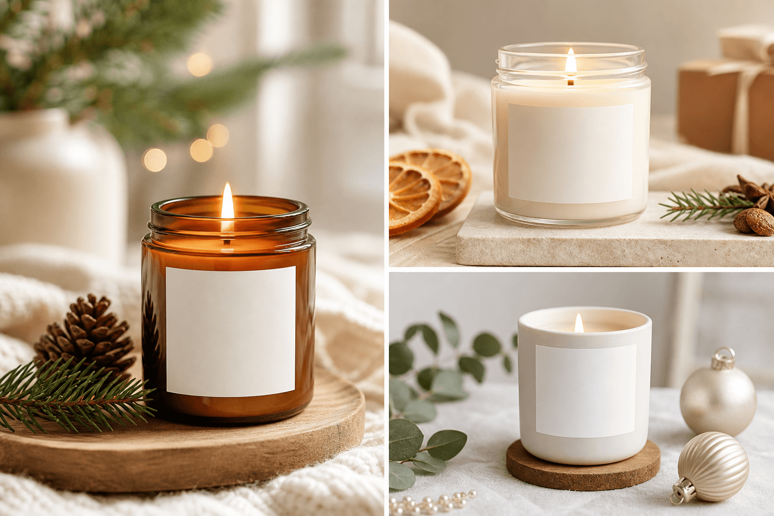 Handmade candle seller: Product photos without a studio day