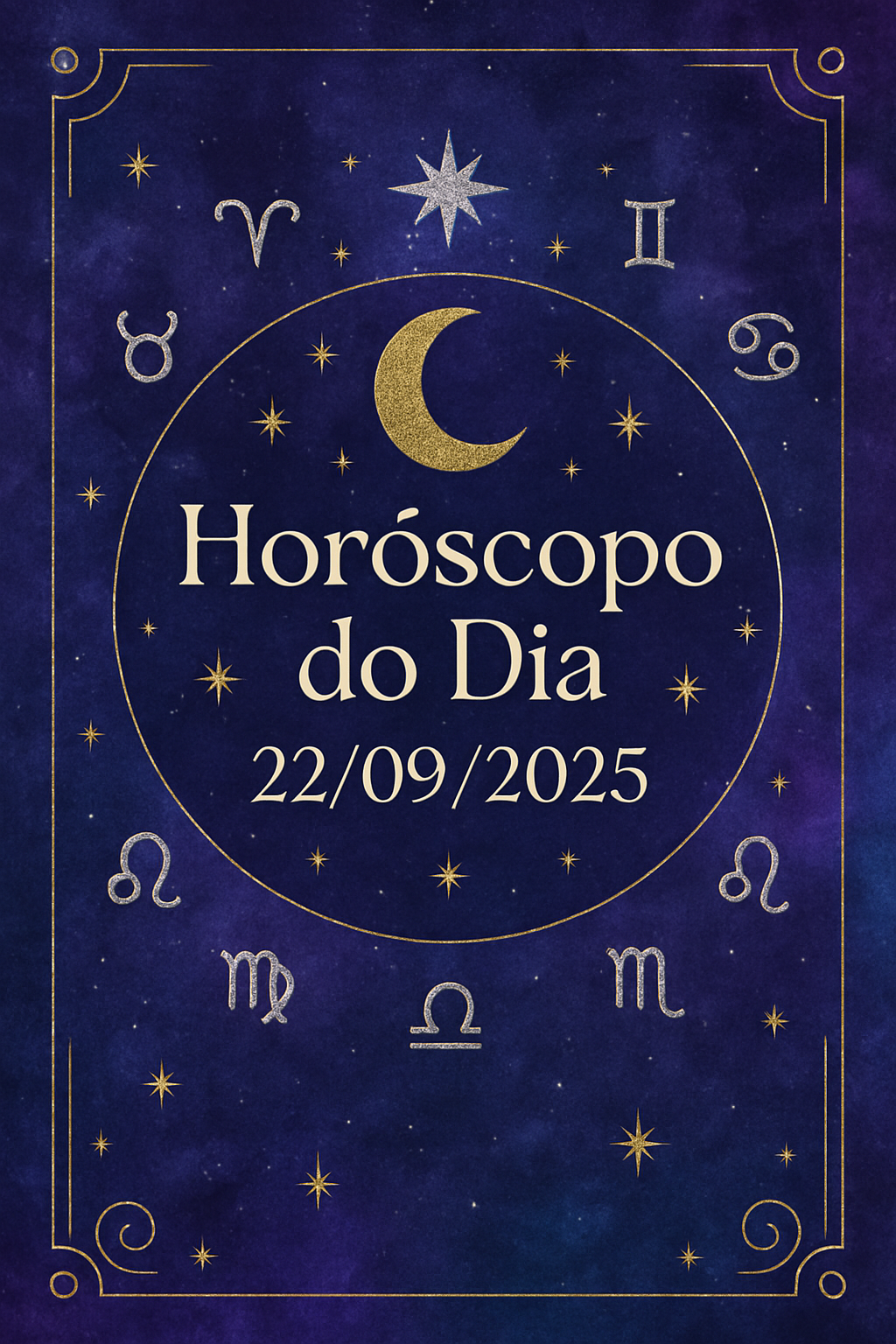 Imagem mística Horóscopo do Dia 22/09/2025