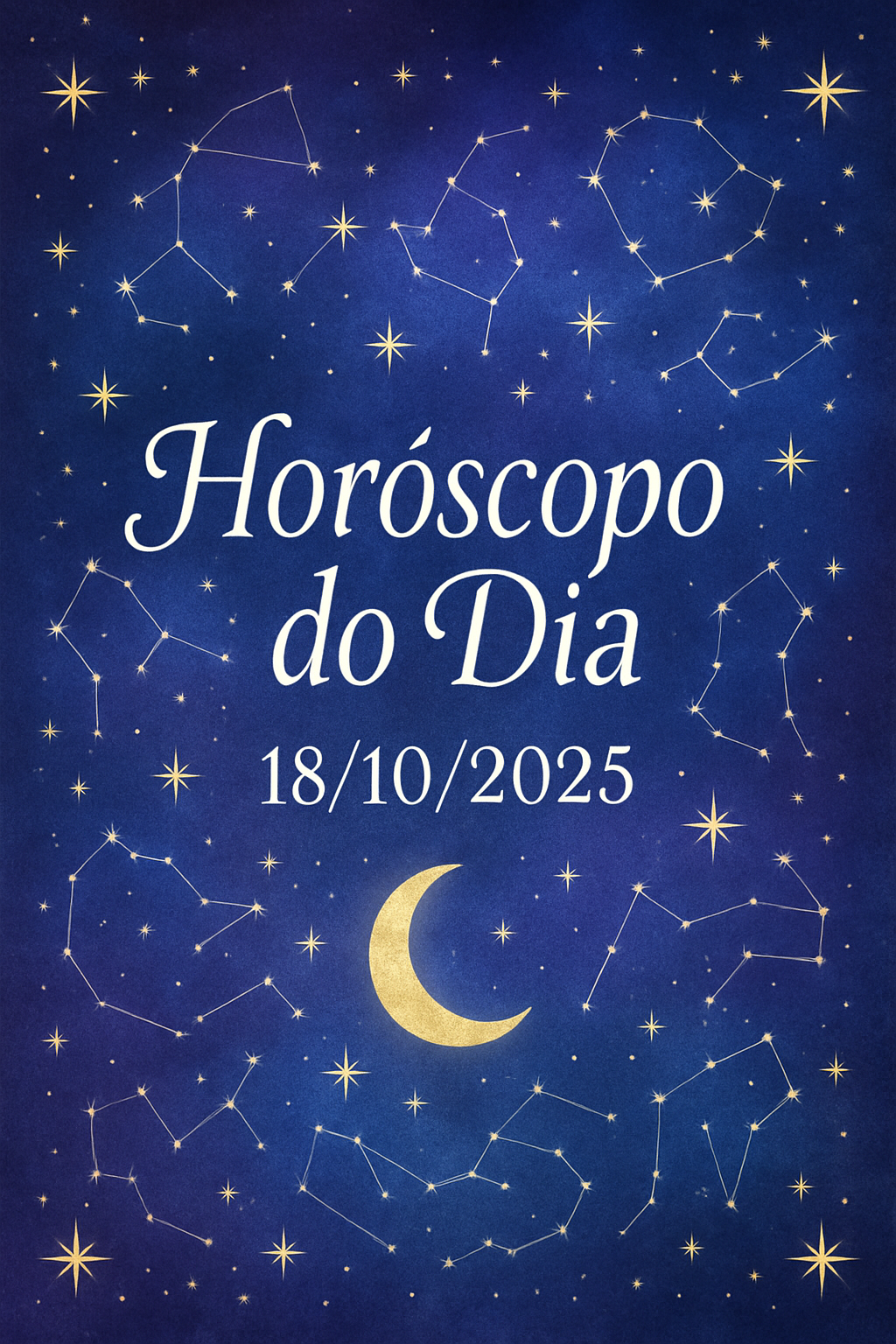 Horóscopo do Dia 18/10/2025 - Estética Mística