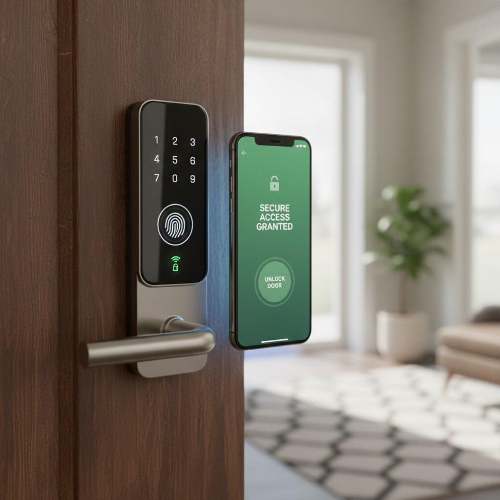 Fechadura digital para segurança da casa