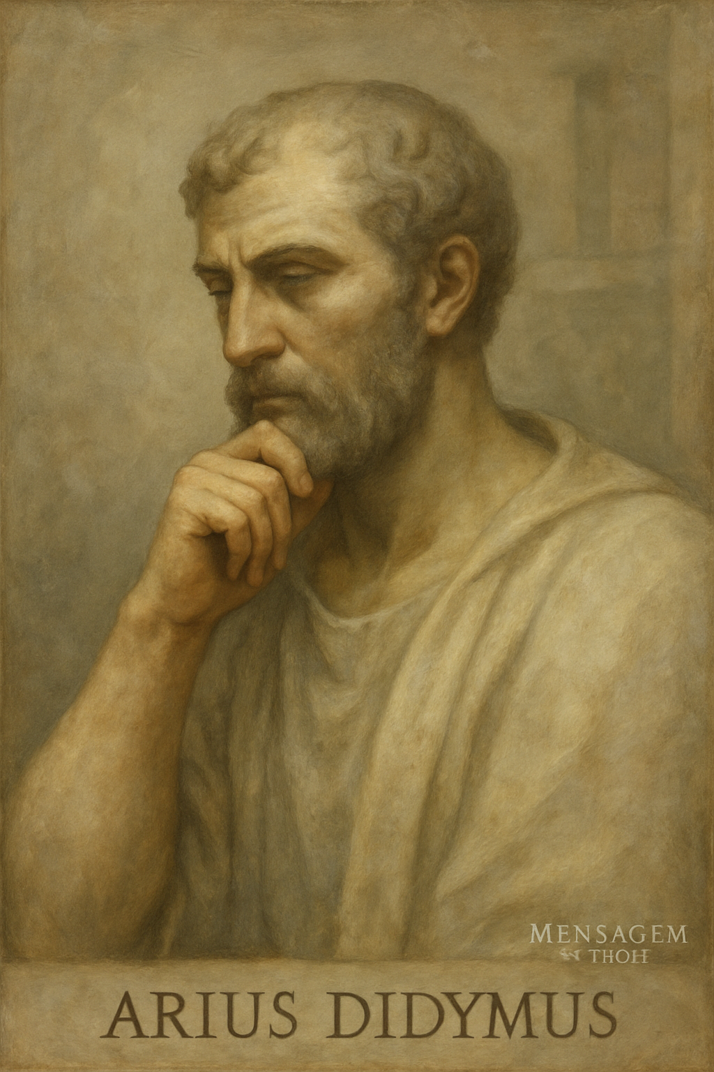 Frase estoica de Ário Dídimo: 