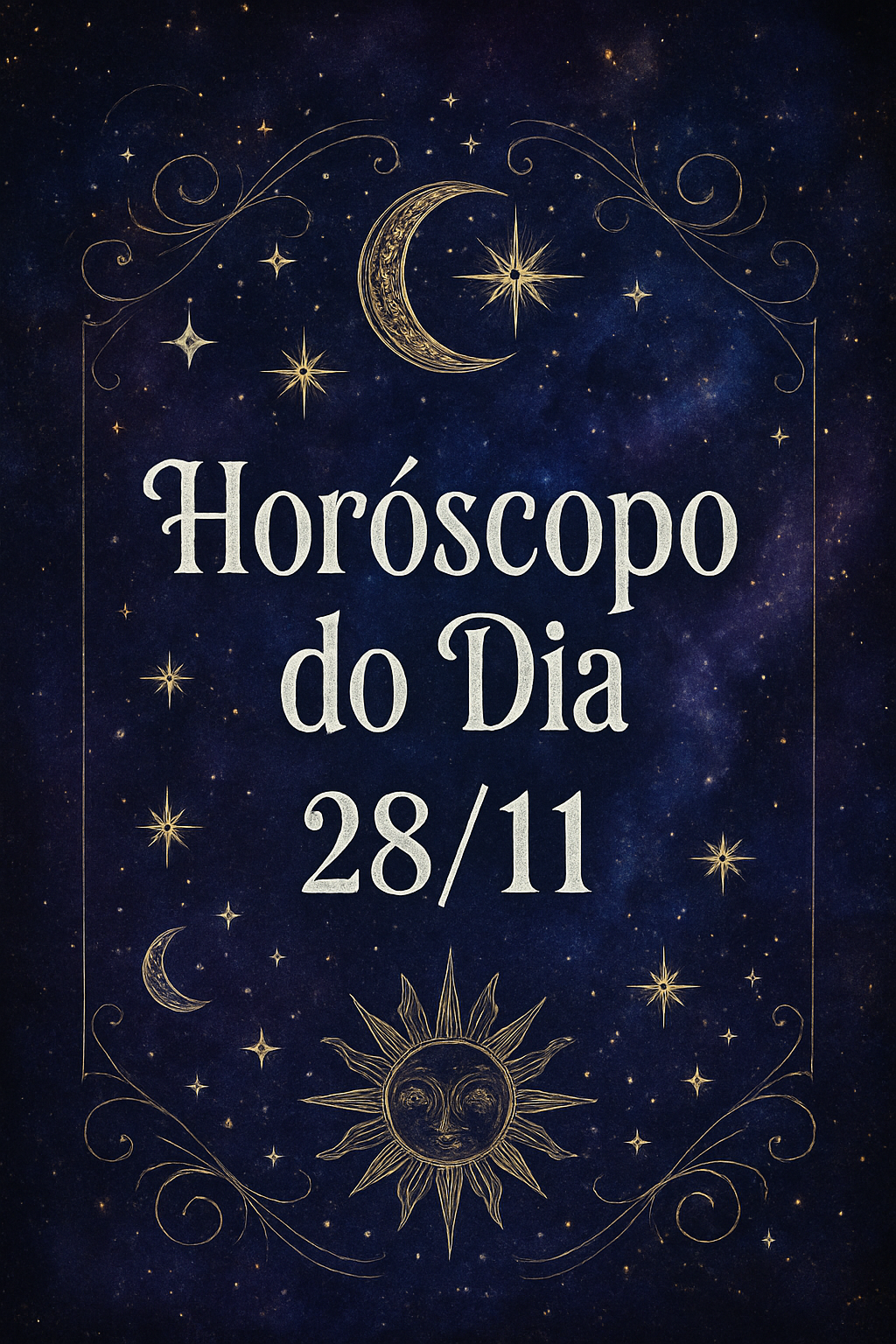Horóscopo do Dia 28/11/2025 - Estética Mística
