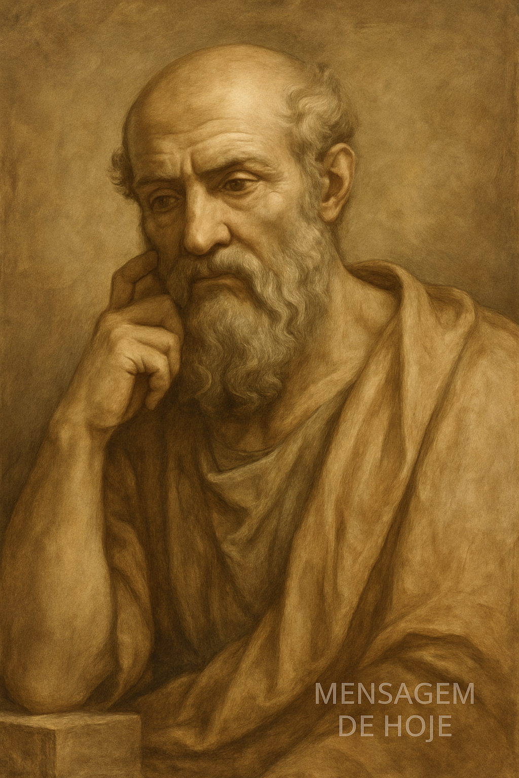 Frase estoica de Zenão de Cítio: 