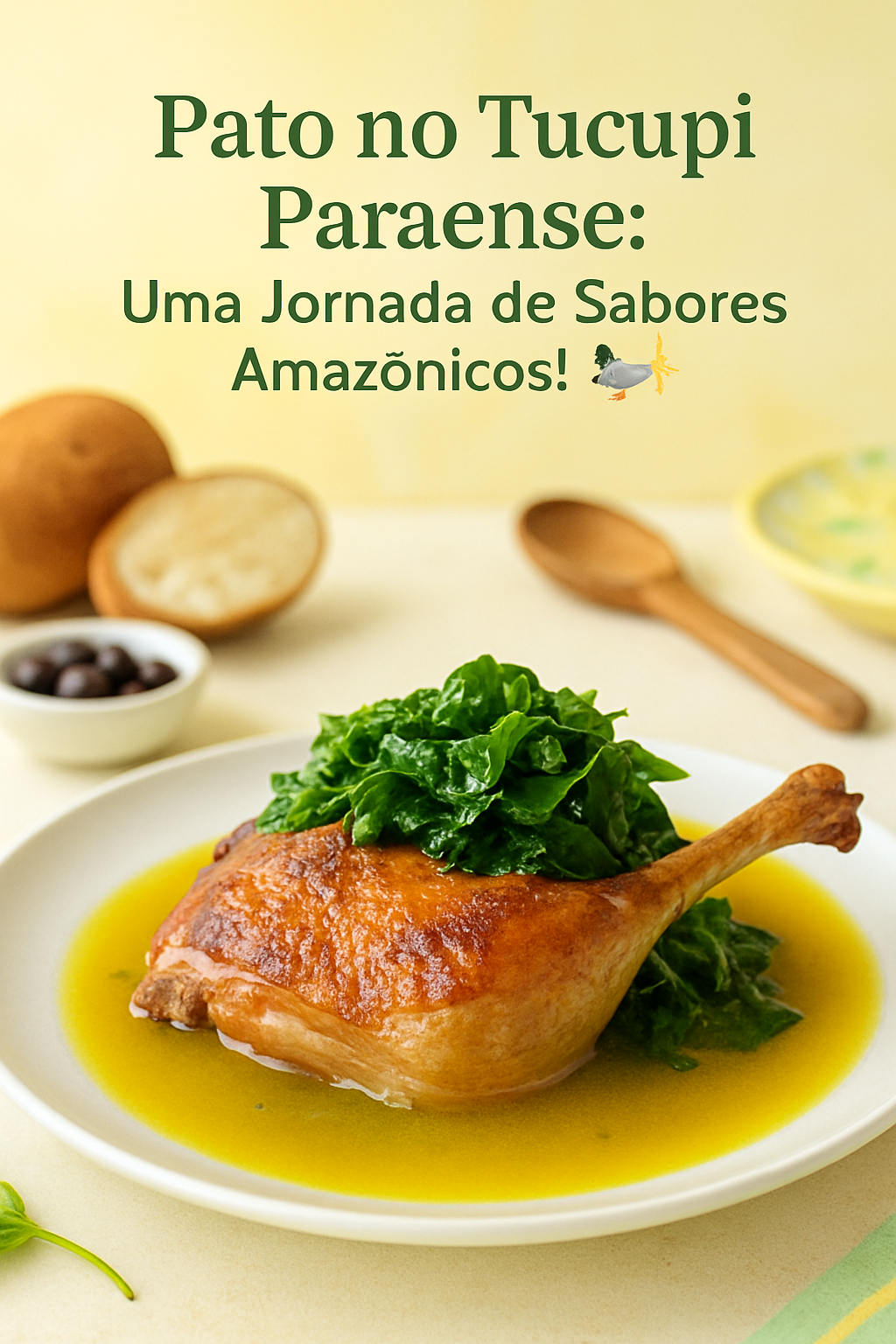 Pato no Tucupi Paraense: Uma Jornada de Sabores Amazônicos! 🦆✨ - receita deliciosa de pato no