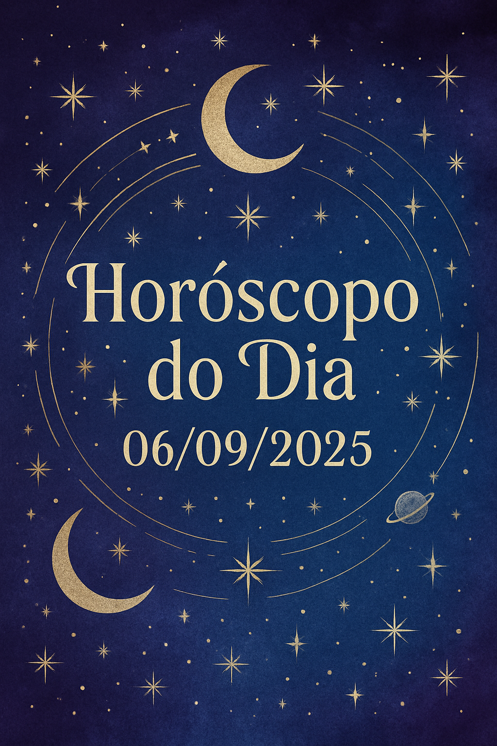 Imagem mística do Horóscopo do Dia 06/09/2025