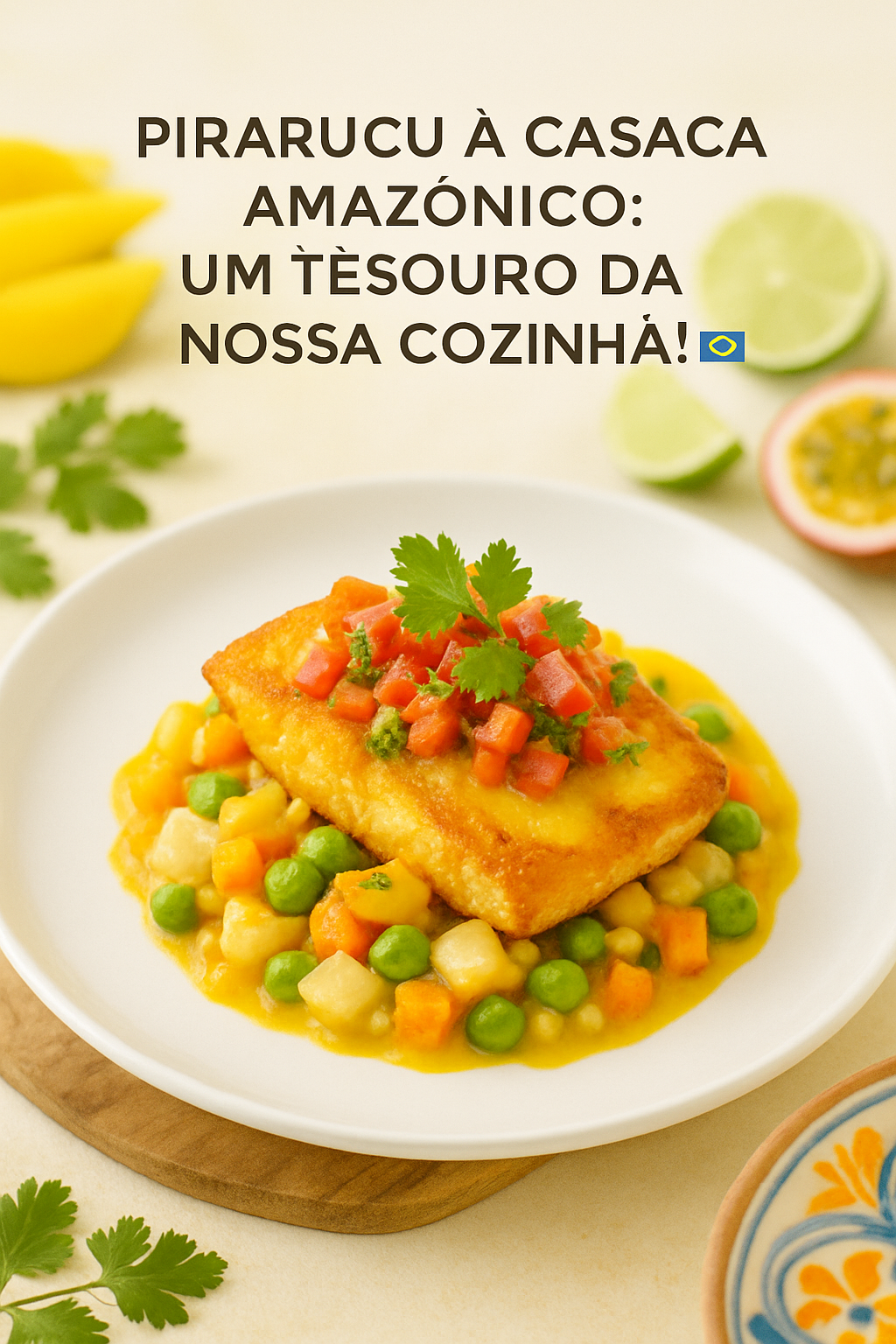 Pirarucu à Casaca Amazônico: Um Tesouro da Nossa Cozinha! 🐟🇧🇷 - receita deliciosa de pirarucu à