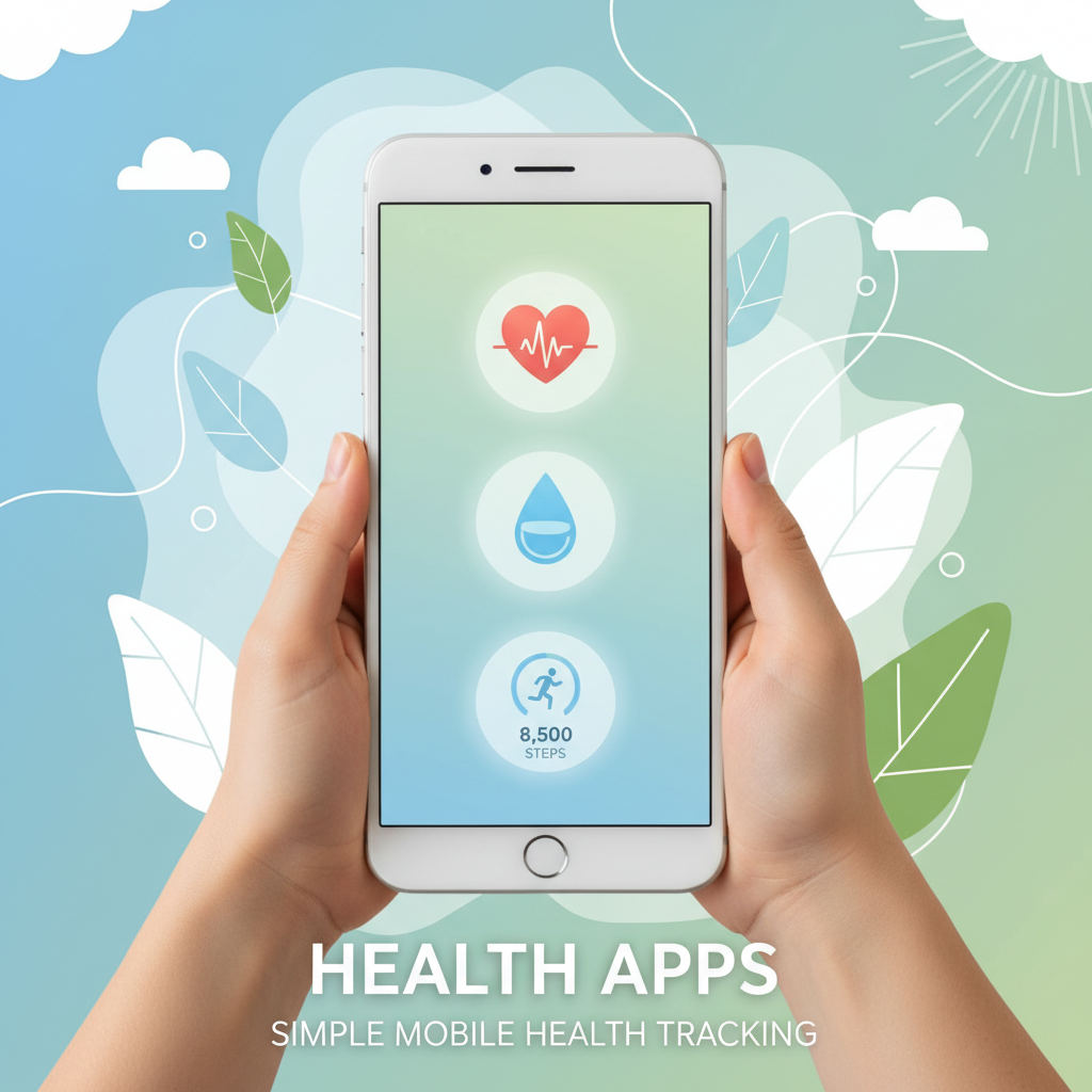 App de saúde para monitoramento simples no celular