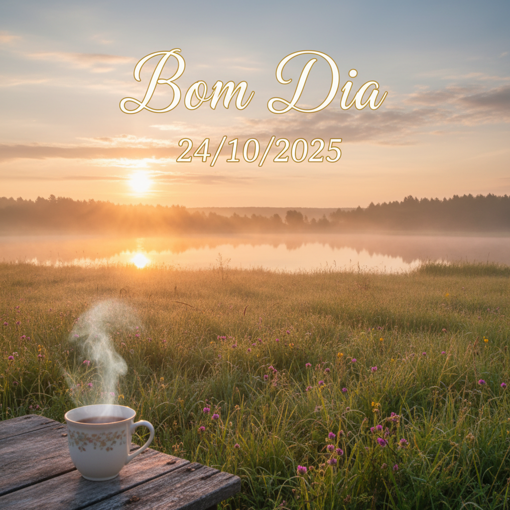 mensagem de bom dia 24/10/2025