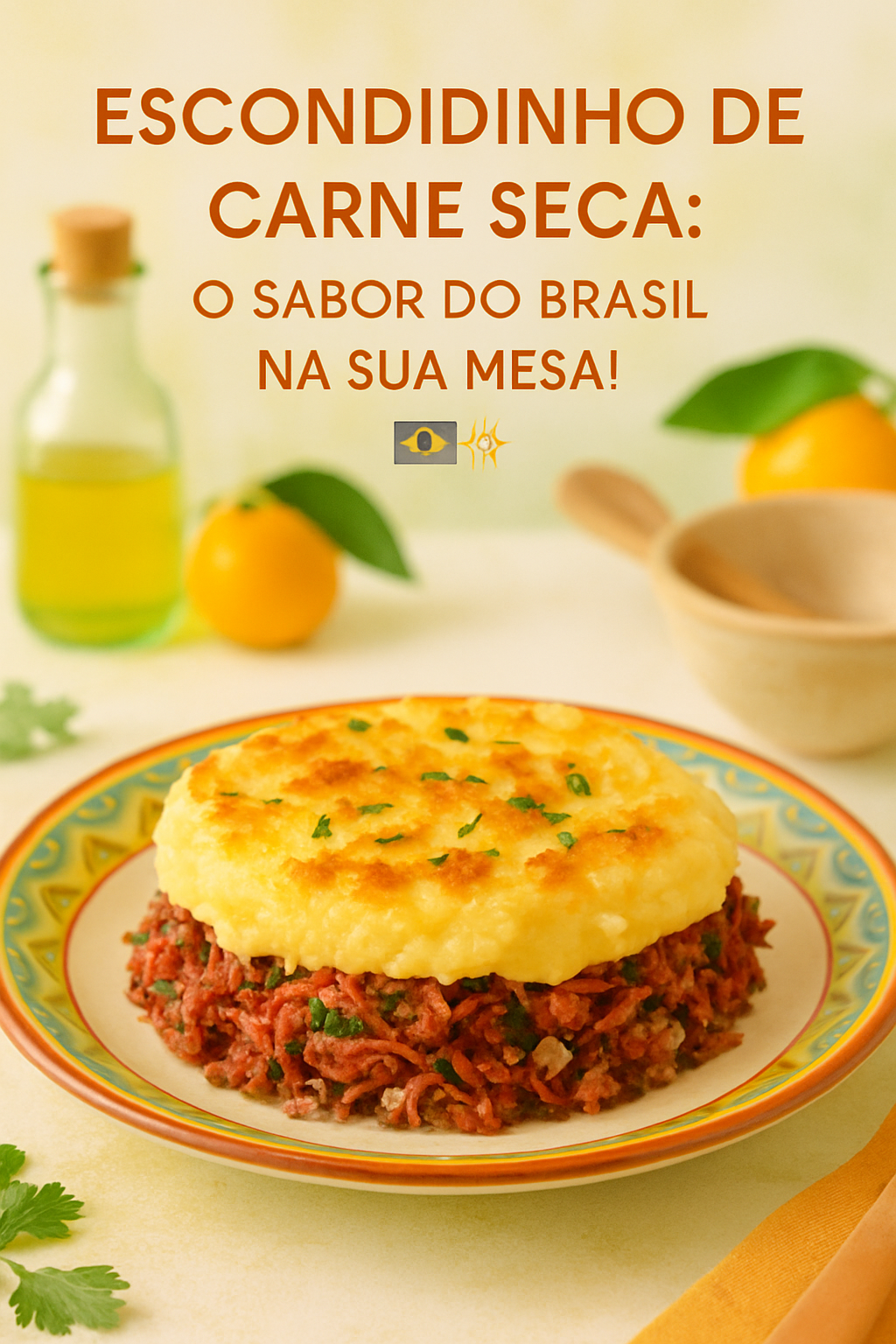 Escondidinho de Carne Seca: O Sabor do Brasil na Sua Mesa! 🇧🇷✨ - receita deliciosa de escondidinho de