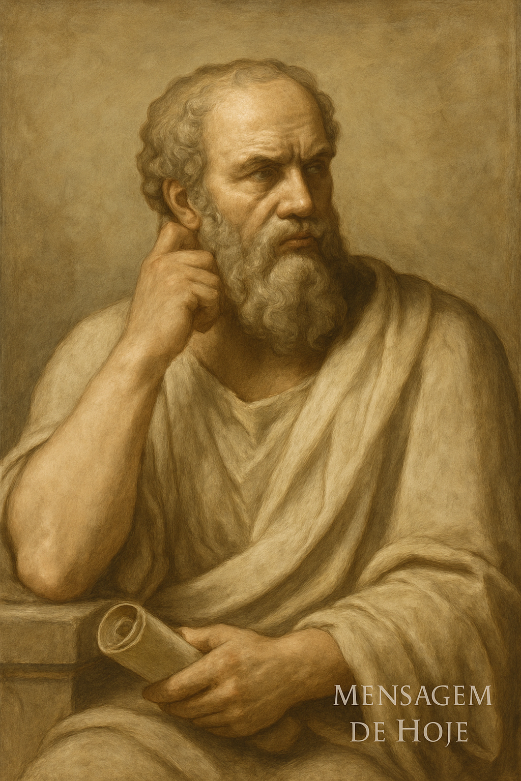 Frase estoica de Apolodoro de Selêucia: 