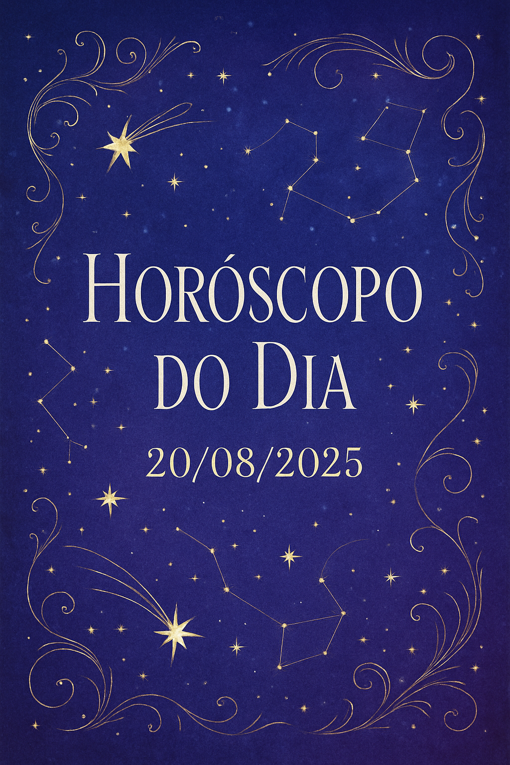 Horóscopo do Dia 20/08/2025 - Estética Mística Zen