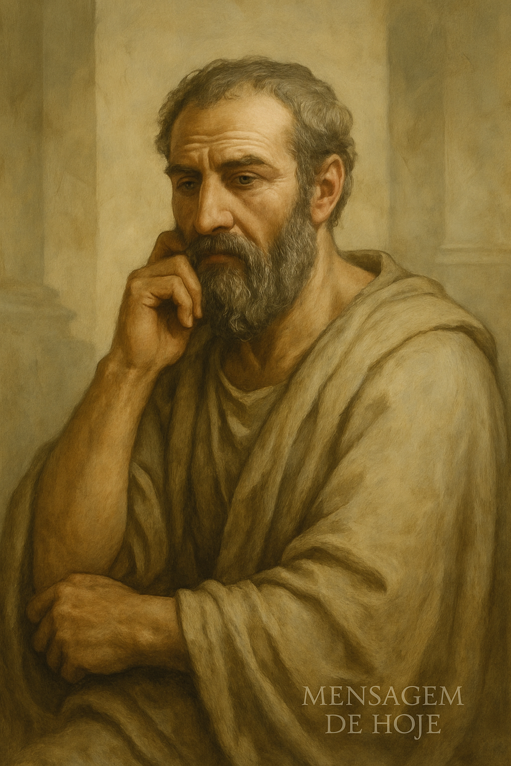 Frase estoica de Zenão de Cítio: 