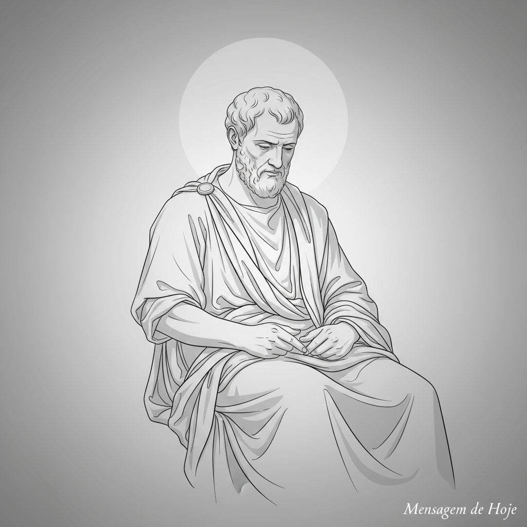 Frase estoica de Sêneca: “Não é a adversidade que te aniquila, mas...” – Mensagem de Hoje