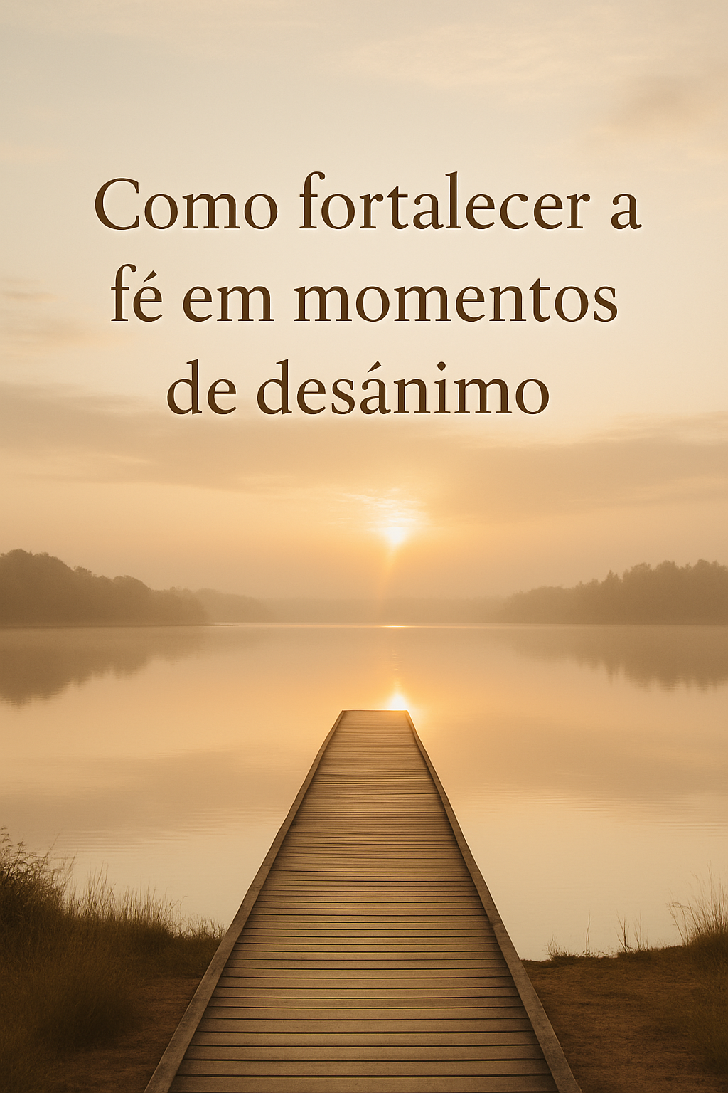 Pessoa em oração ou meditação, com raios de luz simbolizando esperança, mostrando como fortalecer a fé em momentos de desânimo.