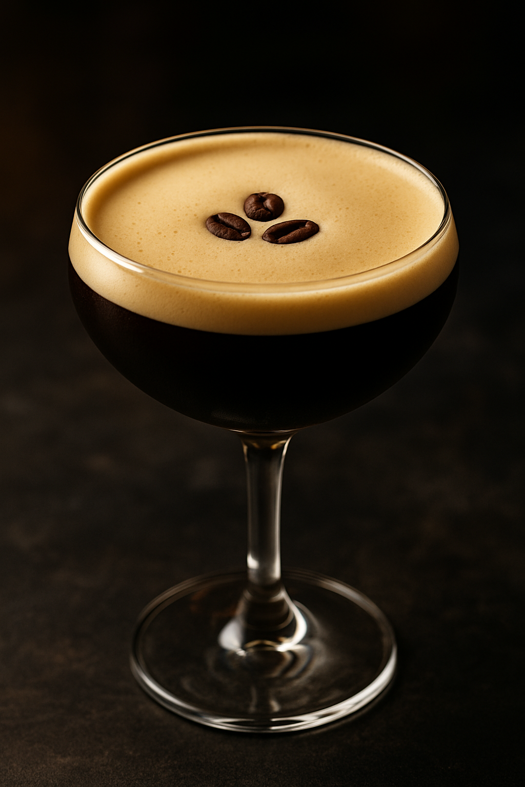 Espresso Martini: A Receita Perfeita para Coquetéis de Café 2 Espresso Martini, um dos mais famosos coquetéis com café, com sua espuma cremosa e grãos de café. Ideal para entusiastas de coquetéis.