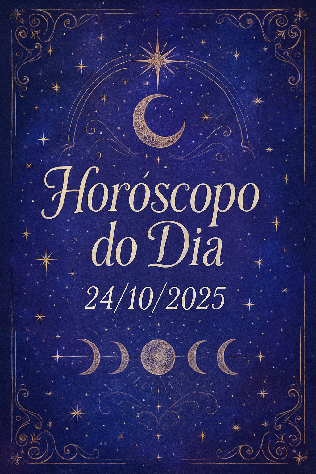 Horóscopo do Dia 24/10/2025 - Estética mística