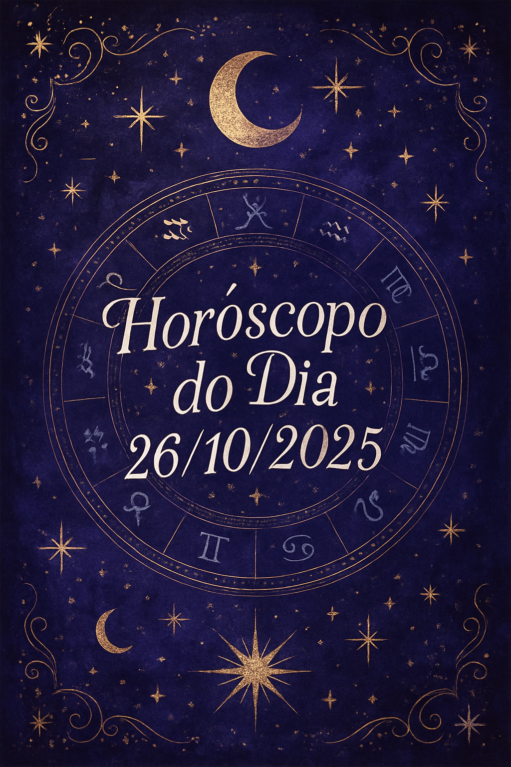 Horóscopo do Dia 26/10/2025