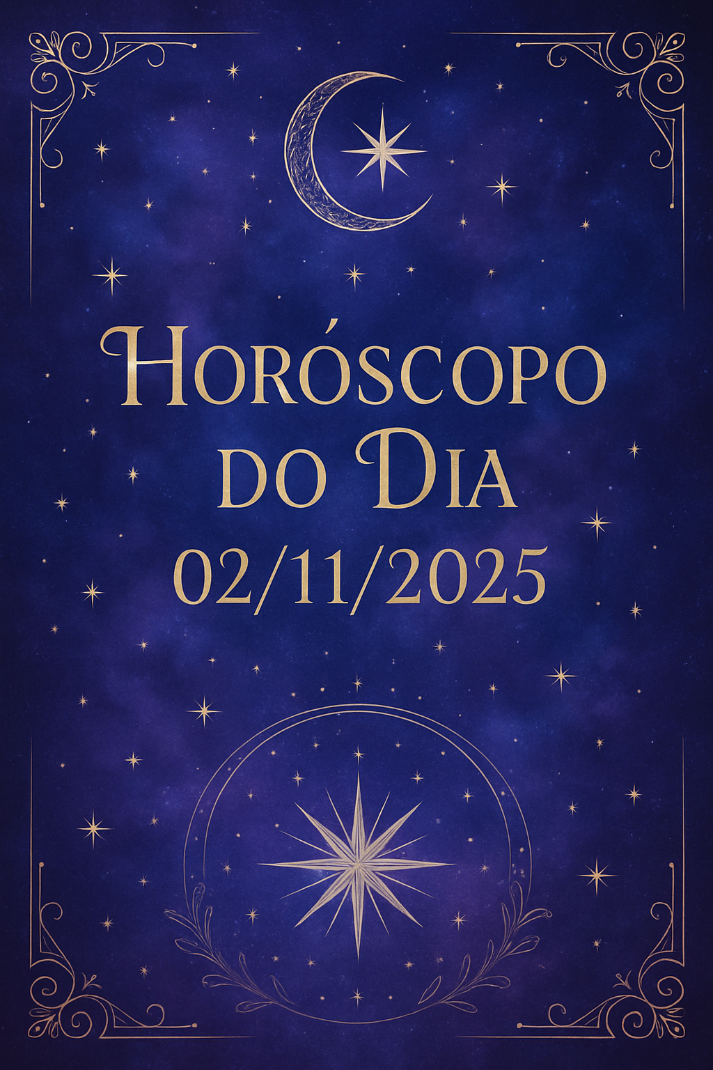 Horóscopo do Dia 02/11/2025 - Estética Mística