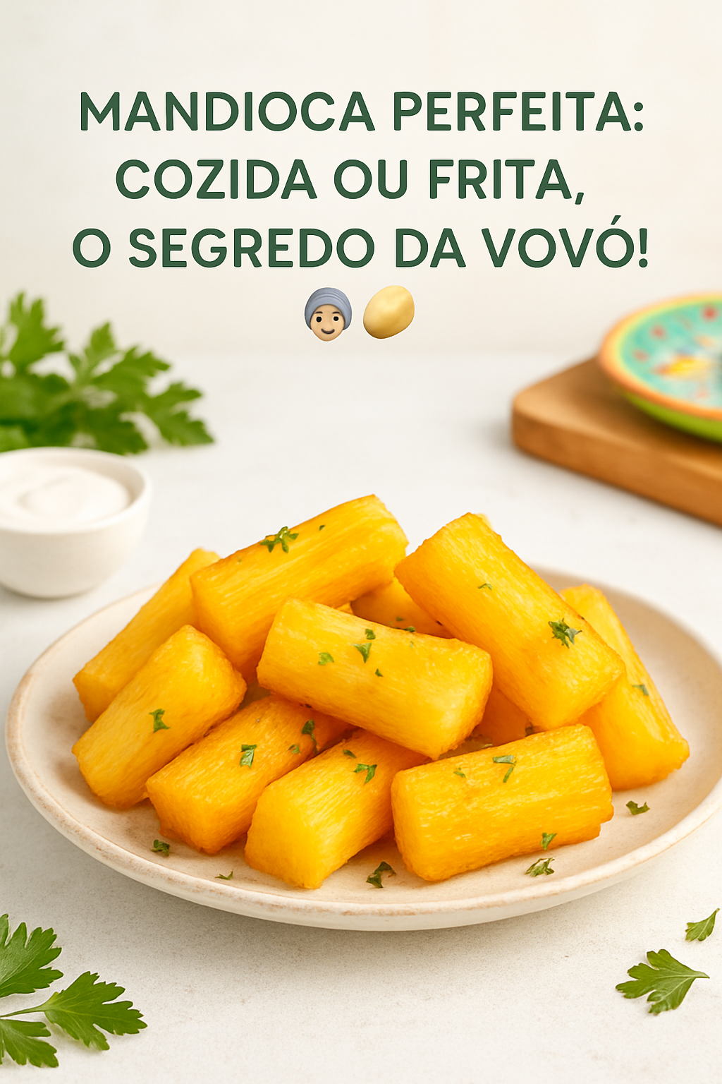 Mandioca Perfeita: Cozida ou Frita, o Segredo da Vovó! 👵🥔 - receita deliciosa de mandioca perfeita: