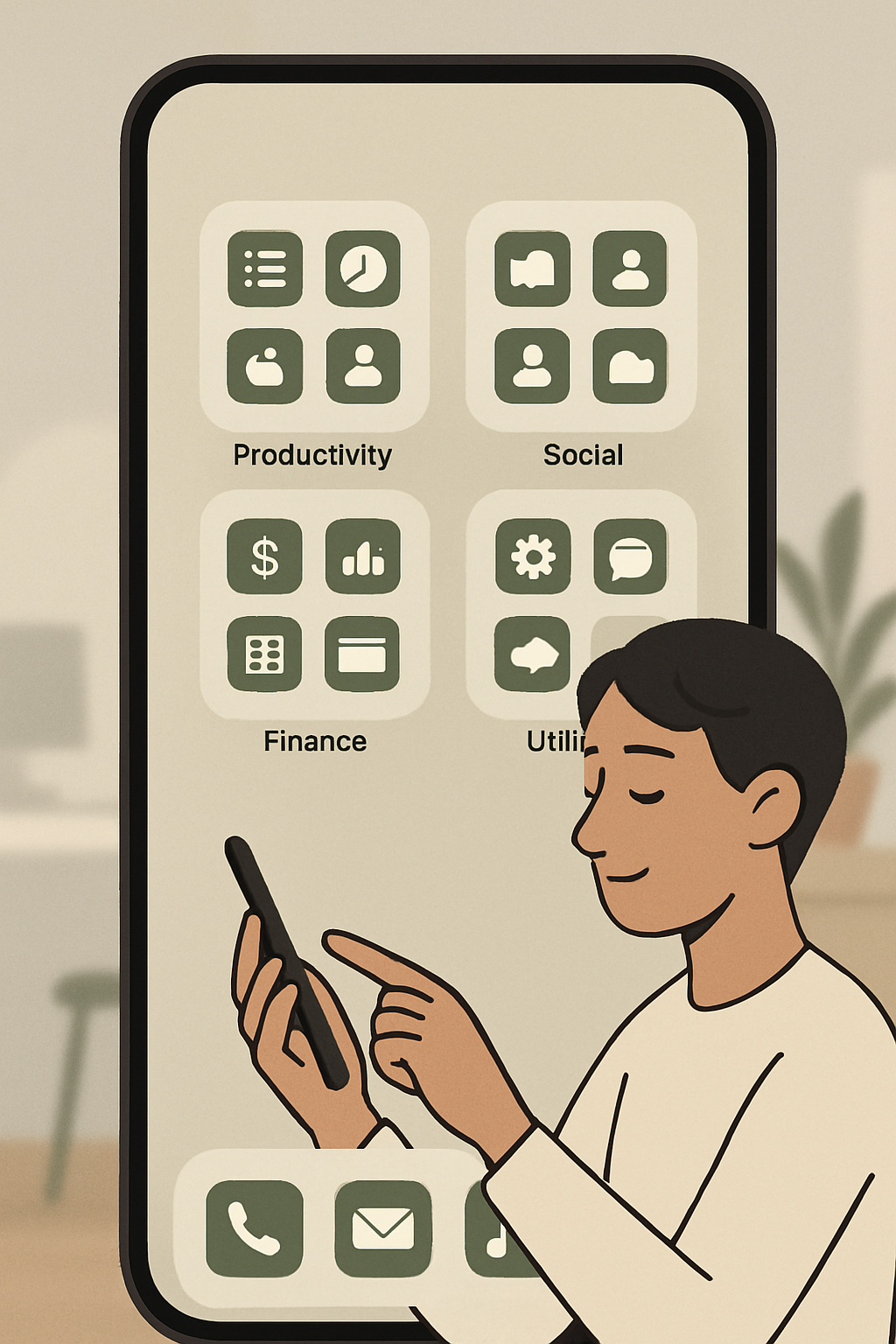 Organização Digital: 7 Passos para um Celular e Vida Online em Ordem 2 Organização digital: celular, apps e arquivos em ordem