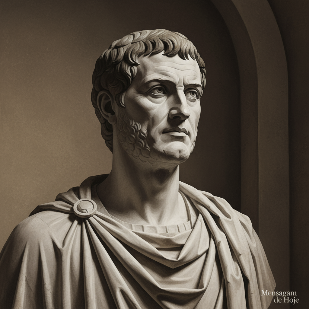 Frase estoica de Cícero: “A verdadeira eloquência reside não apena...” – Mensagem de Hoje