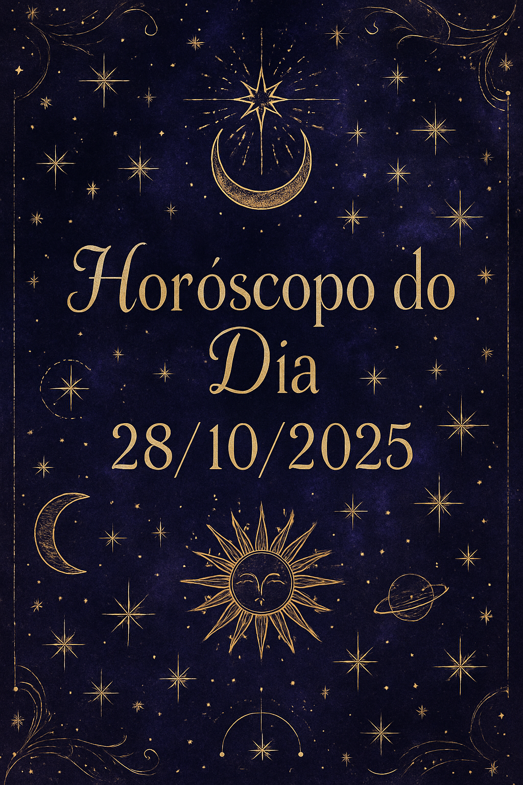Sintonia Cósmica: Seu Horóscopo Zen para 28 de Outubro de 2025 2 Horóscopo do Dia 28/10/2025 - Estética Mística