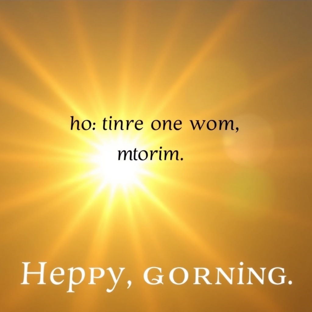Sunrise symbolizing new beginnings and positive energy