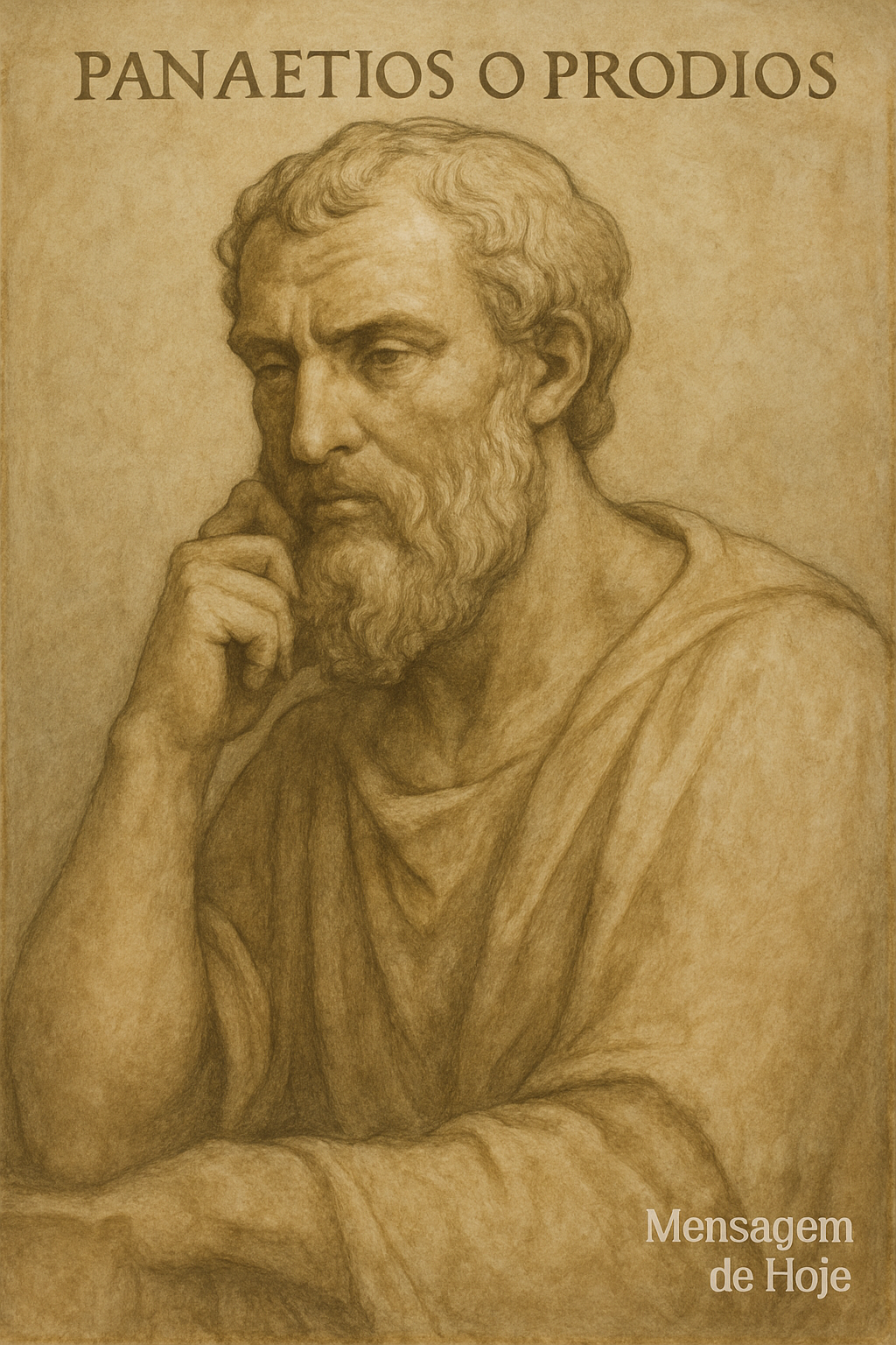 Frase estoica de Panécio de Rodes: 