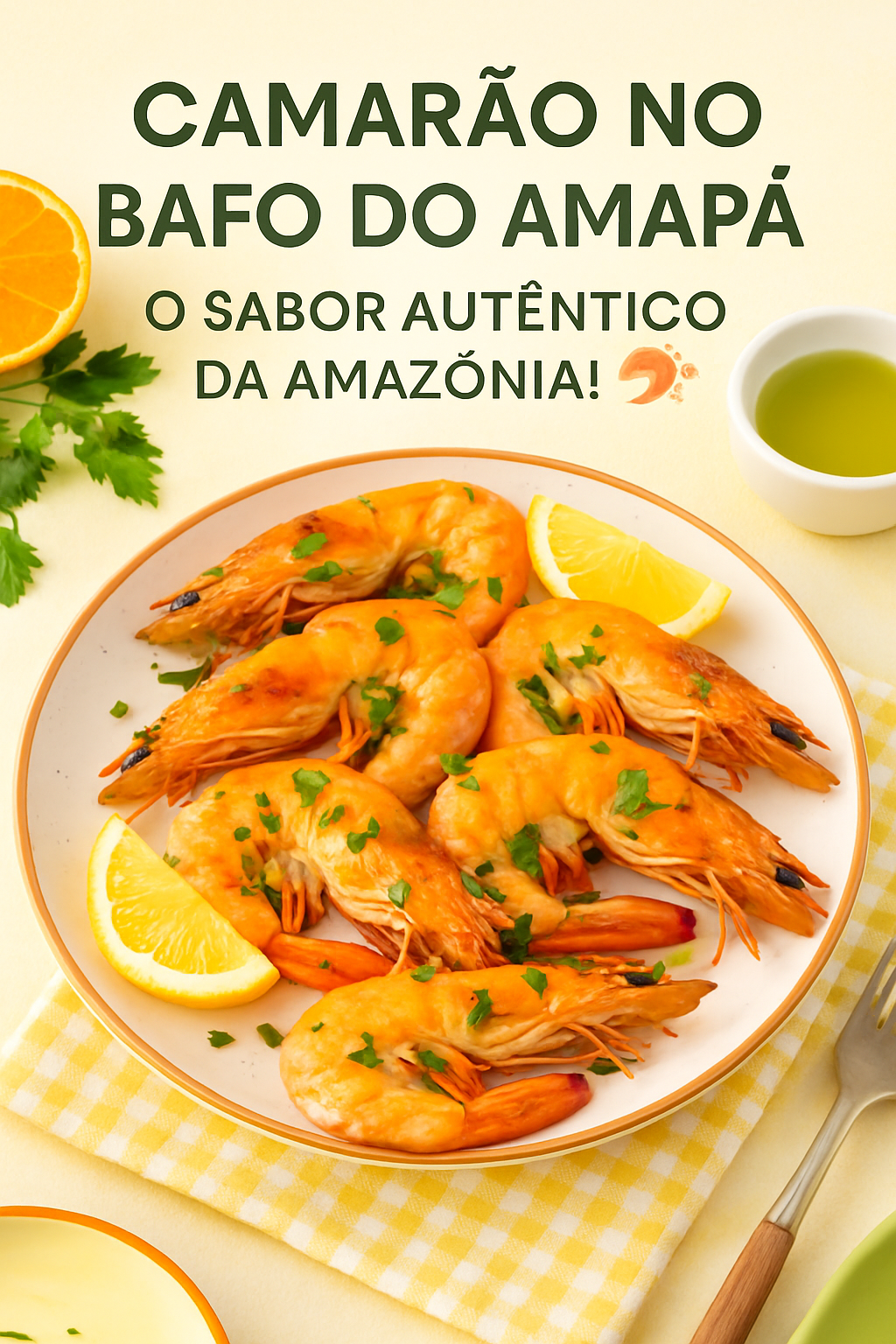Camarão no Bafo do Amapá: O Sabor Autêntico da Amazônia! 🍤✨ - receita deliciosa de camarão no