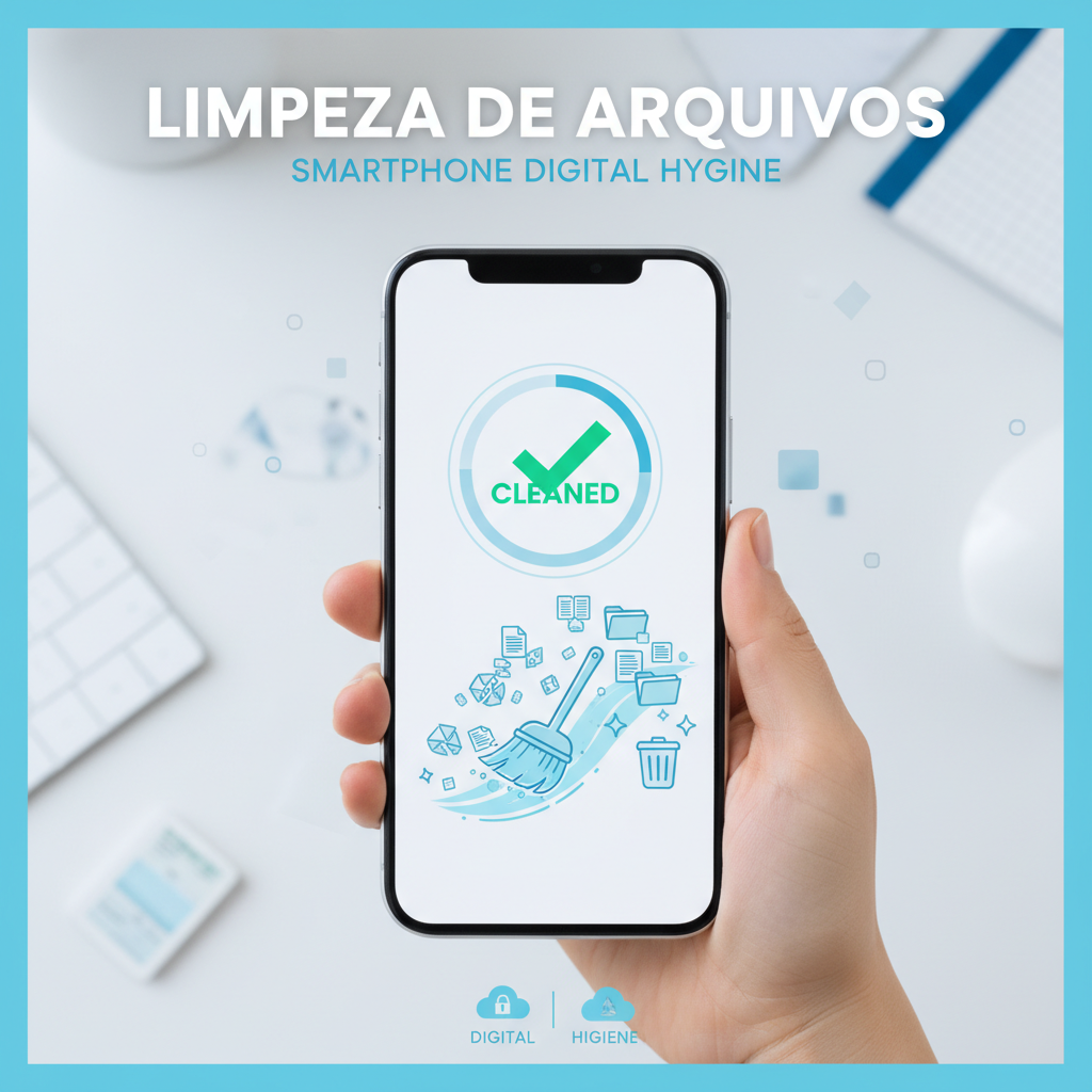 Limpeza de arquivos no celular para organização e desempenho