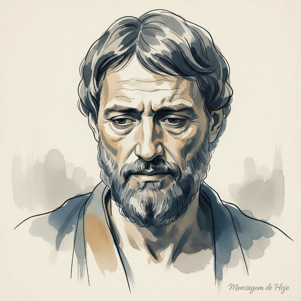 Frase estoica de Marco Aurélio: “Não te perturbes com o futuro; enfrentar...” – Mensagem de Hoje