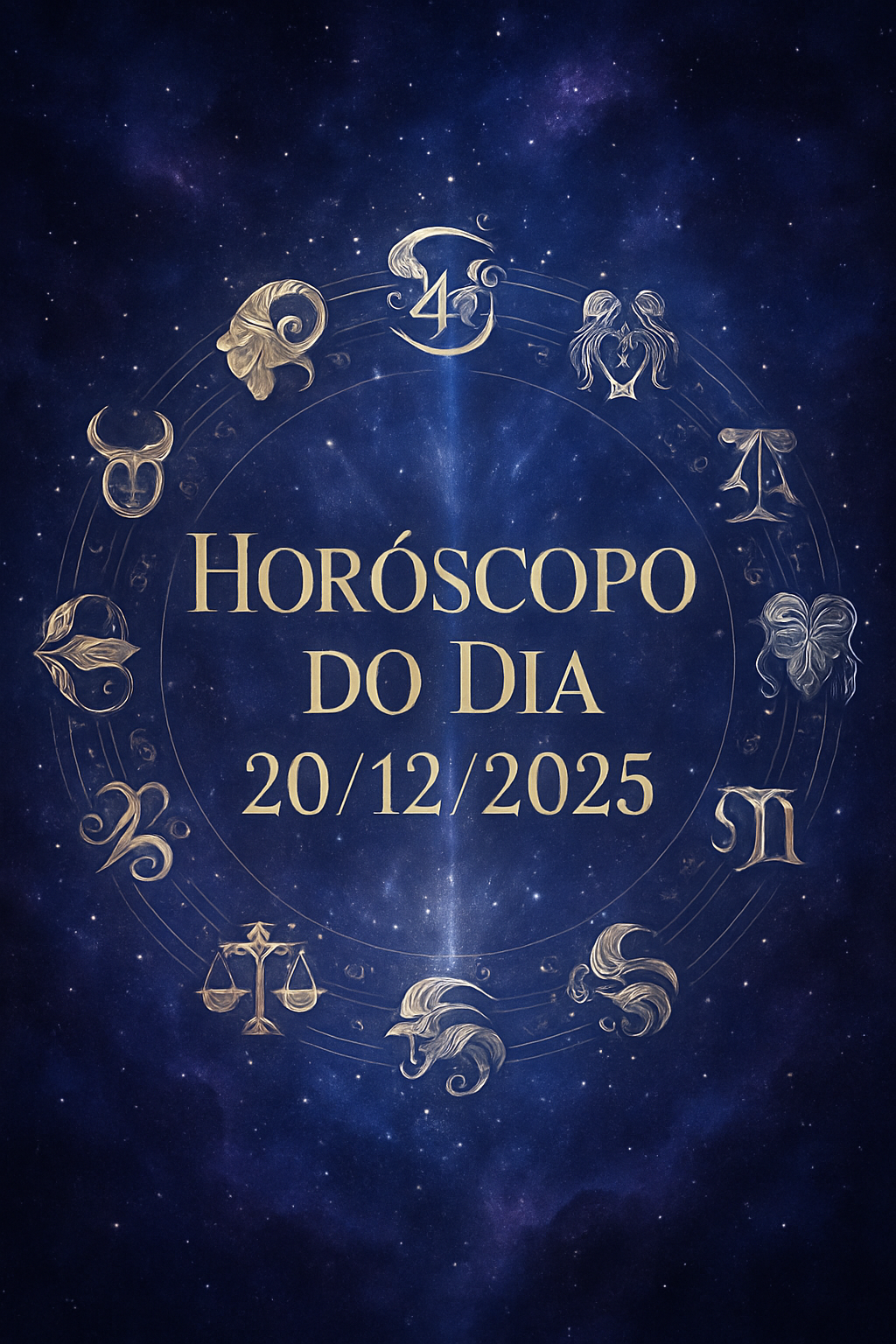 Horóscopo do Dia 20/12/2025 - Estética Mística Zen