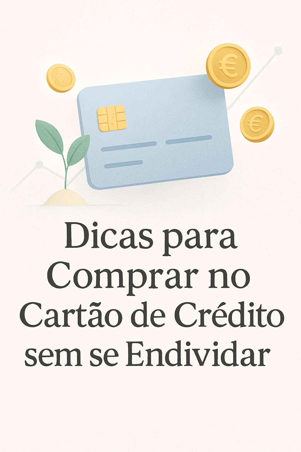 Uma pessoa sorridente olhando para um cartão de crédito enquanto controla um aplicativo de finanças no celular, simbolizando o uso consciente e sem dívidas.
